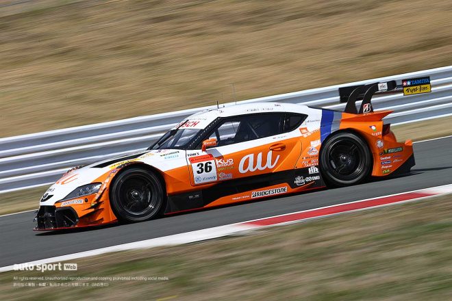 2021スーパーGT富士公式テスト　au TOM’S GR Supra（関口雄飛／坪井翔）
