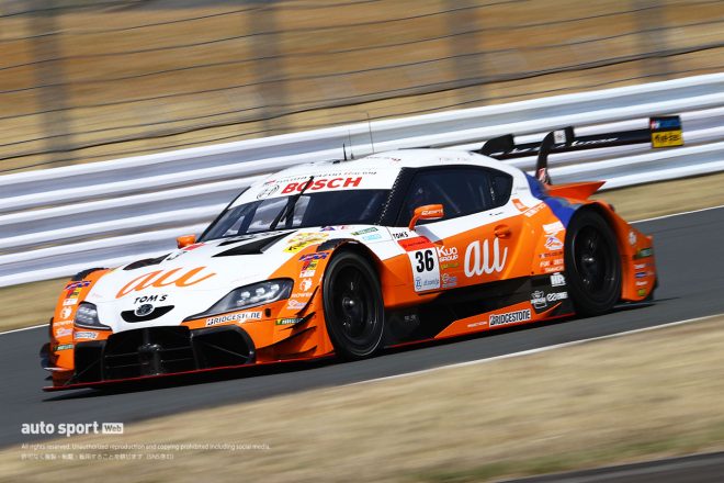 2021スーパーGT富士公式テスト　au TOM’S GR Supra（関口雄飛／坪井翔）