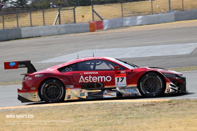 2021スーパーGT富士公式テスト　Astemo NSX-GT（塚越広大／ベルトラン・バゲット）