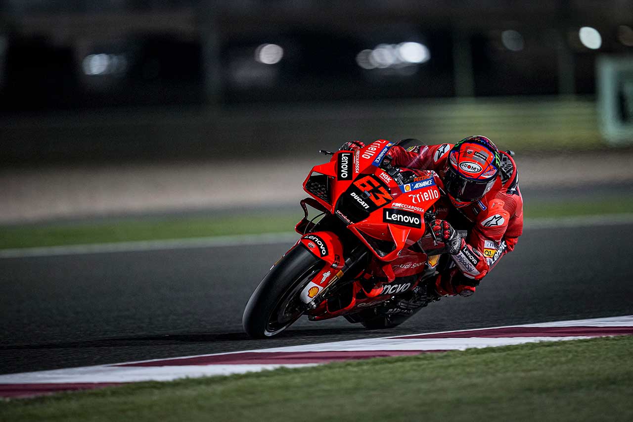2021年MotoGP第1戦カタールGP　フランセスコ・バニャイア（ドゥカティ・レノボ・チーム）