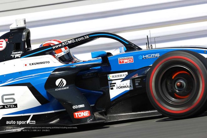 2021 スーパーフォーミュラ富士合同テスト　国本雄資（KCMG）