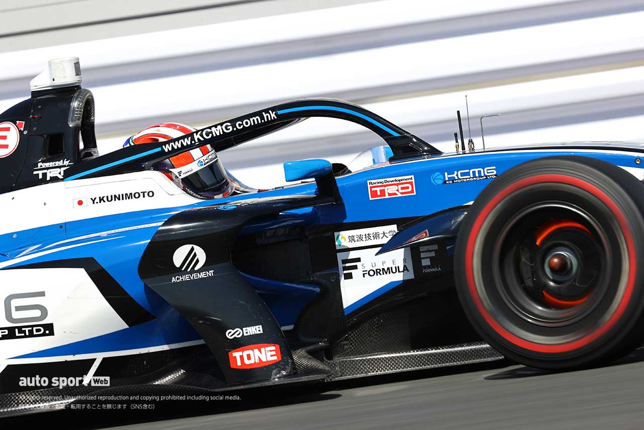 2021 スーパーフォーミュラ富士合同テスト　国本雄資（KCMG）