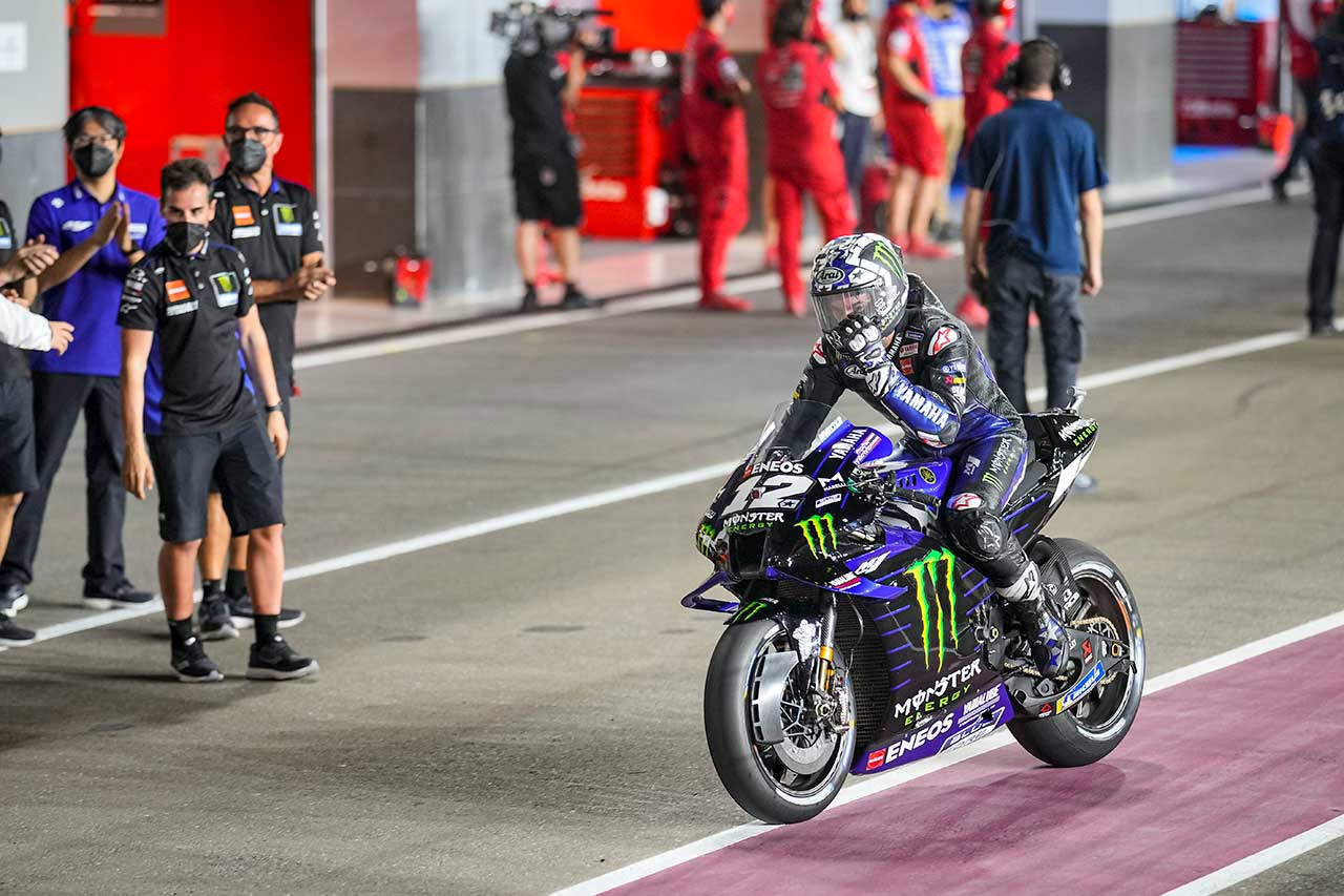 2021年MotoGP第1戦カタールGP　マーベリック・ビニャーレス（モンスターエナジー・ヤマハMotoGP）
