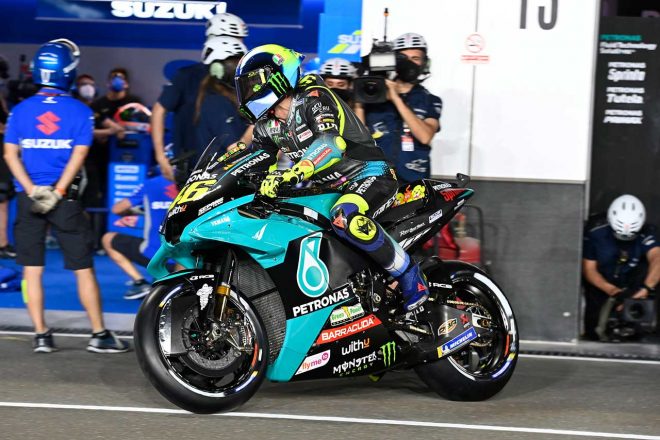 2021年MotoGP第1戦カタールGP　バレンティーノ・ロッシ（ペトロナス・ヤマハSRT）
