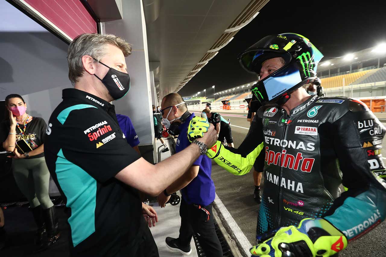 2021年MotoGP第1戦カタールGP　バレンティーノ・ロッシ（ペトロナス・ヤマハSRT）