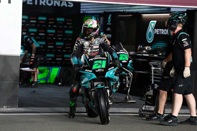 2021年MotoGP第1戦カタールGP　フランコ・モルビデリ（ペトロナス・ヤマハSRT）