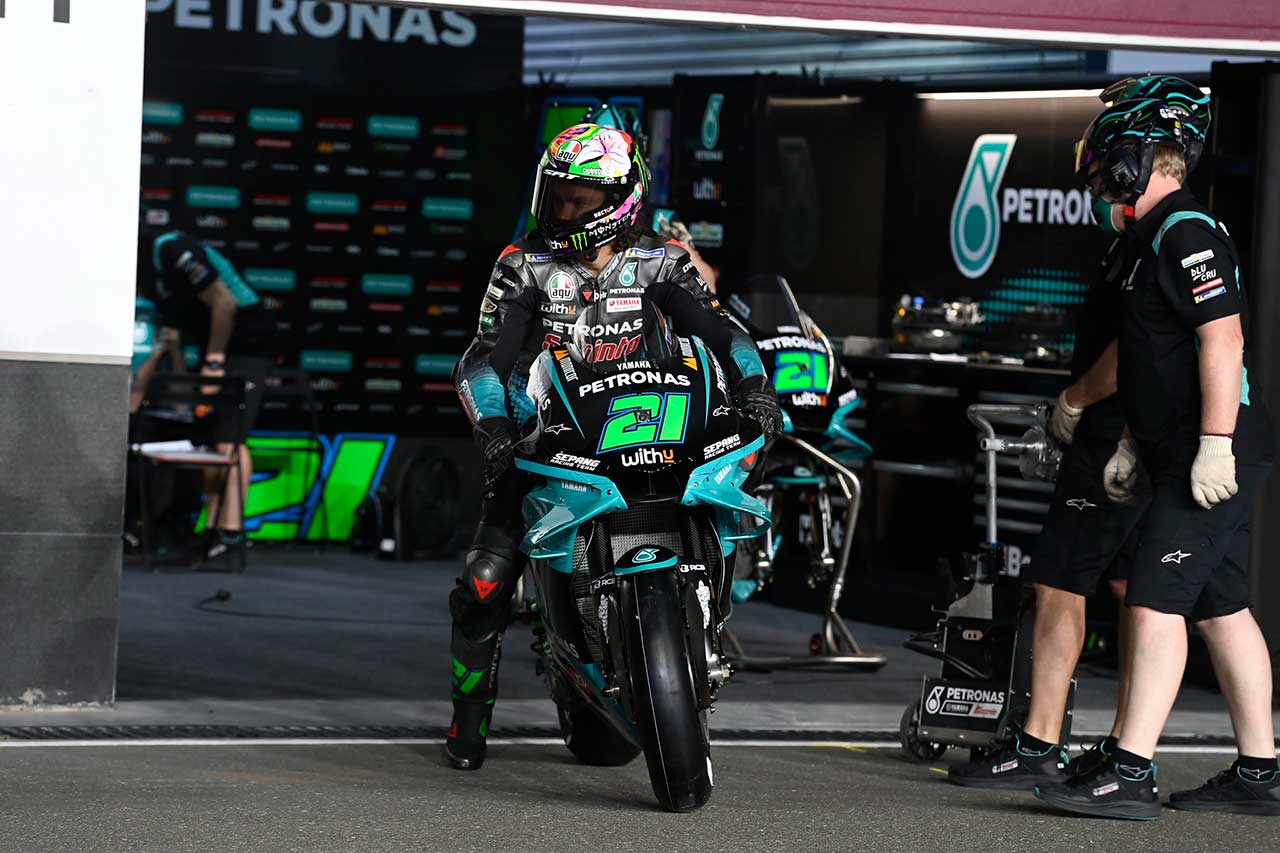 2021年MotoGP第1戦カタールGP　フランコ・モルビデリ（ペトロナス・ヤマハSRT）