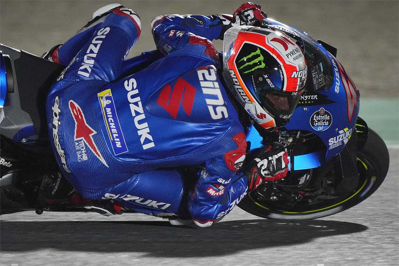 2021年MotoGP第1戦カタールGP　アレックス・リンス（チーム・スズキ・エクスター）