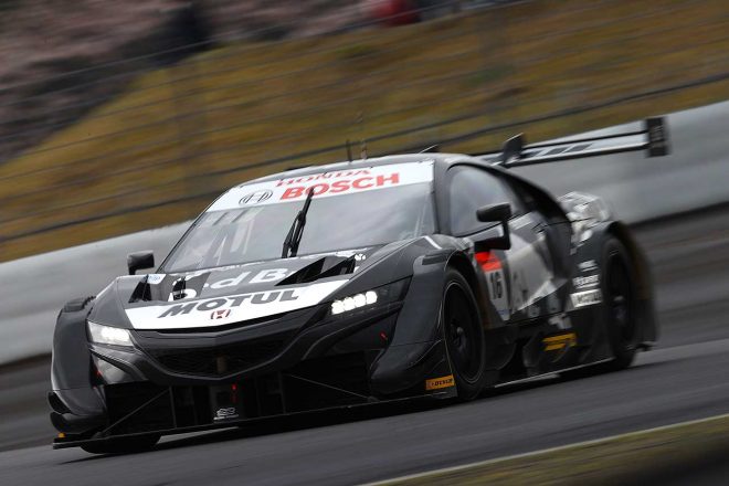 2021スーパーGT富士公式テスト　Red Bull MOTUL MUGEN NSX-GT（笹原右京／大湯都史樹）