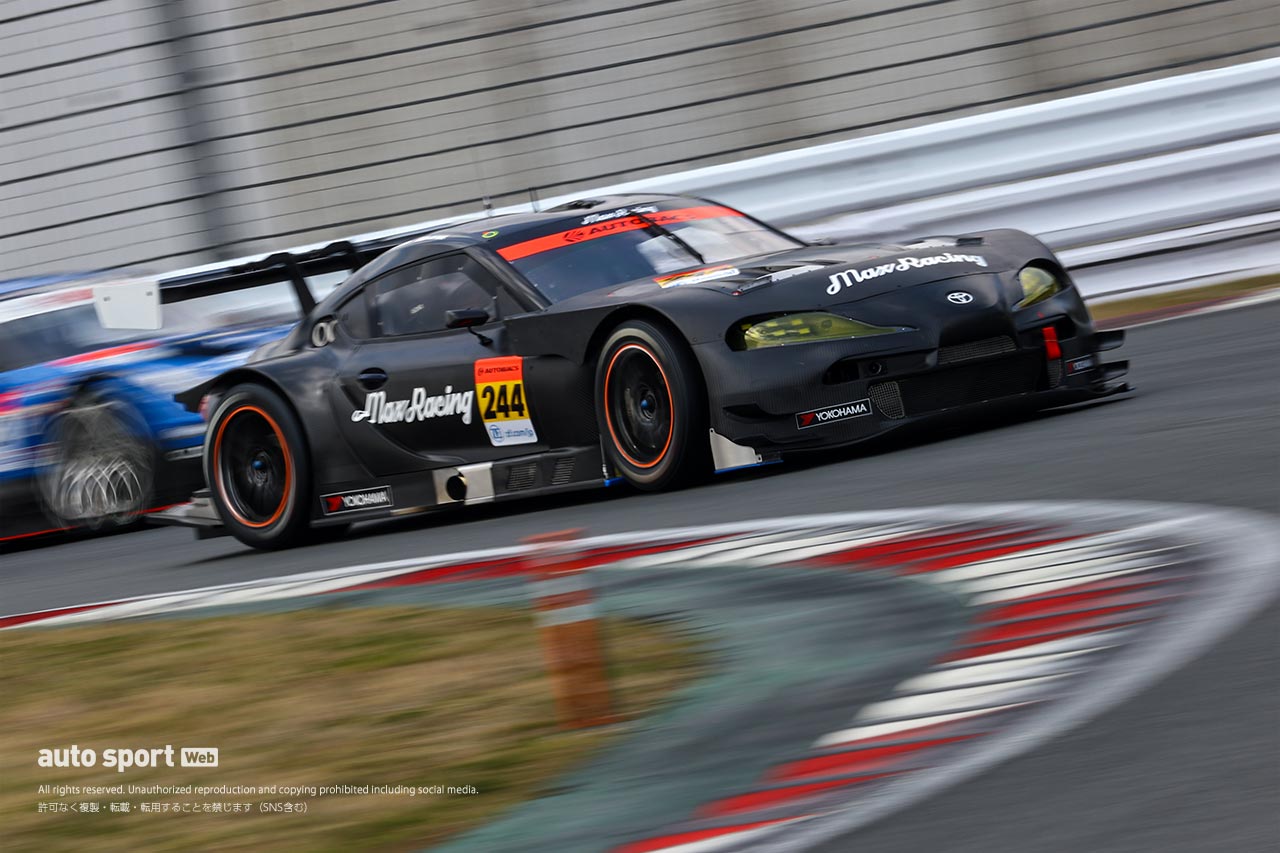 スーパーGT富士公式テストの1日目午後でトップタイムをマークしたたかのこの湯 GR Supra GT