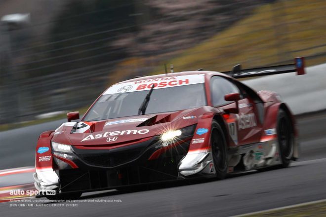 2021スーパーGT富士公式テスト　Astemo NSX-GT（塚越広大／ベルトラン・バゲット）