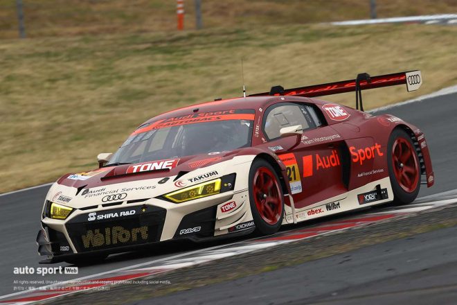 2021スーパーGT富士公式テスト　Hitotsuyama Audi R8 LMS（川端伸太朗／篠原拓朗）