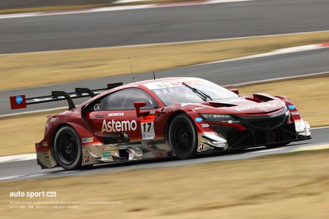 2021スーパーGT富士公式テスト　Astemo NSX-GT（塚越広大／ベルトラン・バゲット）
