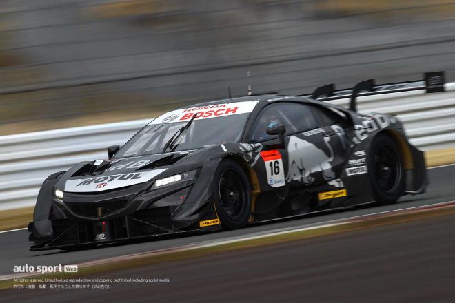 2021スーパーGT富士公式テスト　Red Bull MOTUL MUGEN NSX-GT（笹原右京／大湯都史樹）