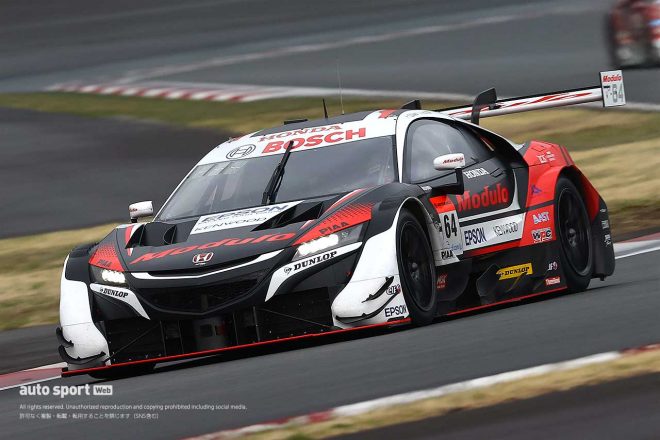 2021スーパーGT富士公式テスト　Modulo NSX-GT（伊沢拓也／大津弘樹）