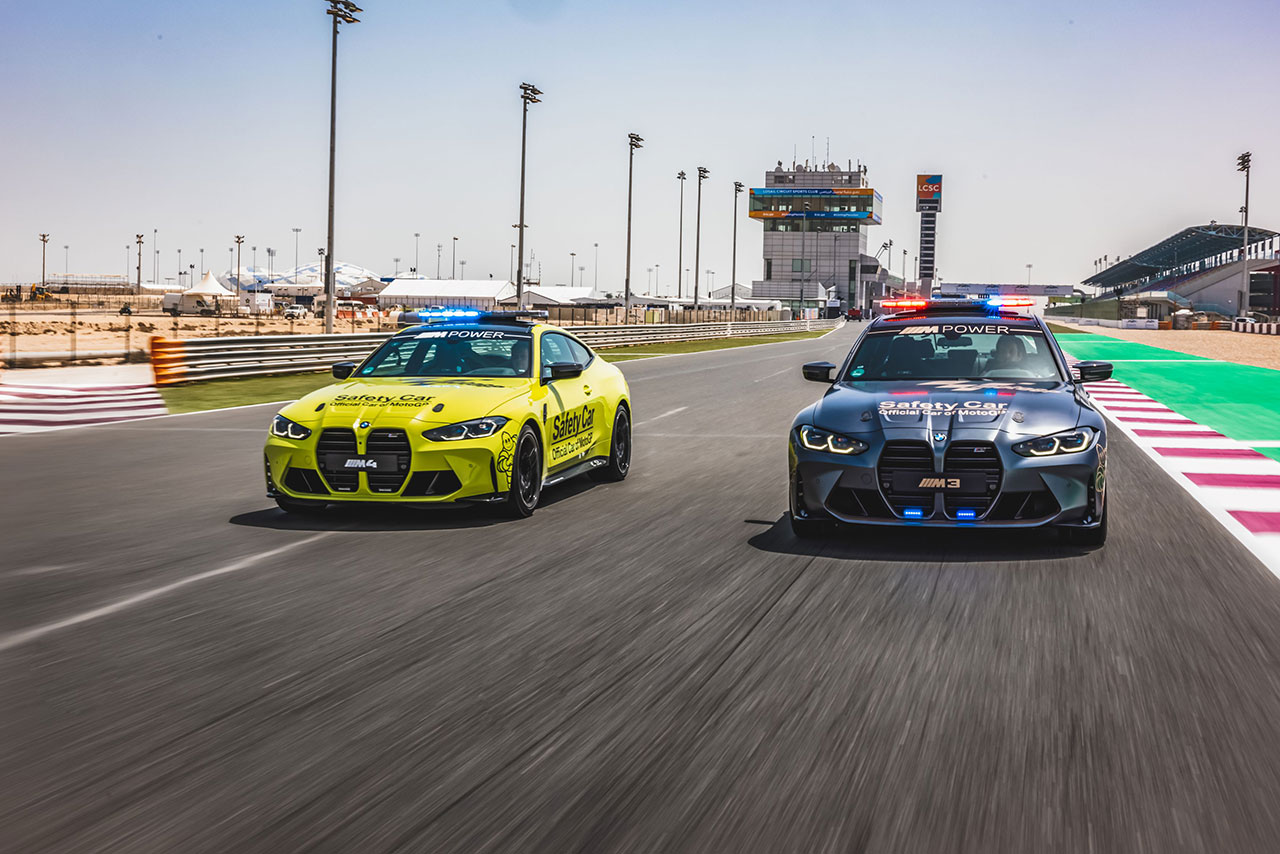 2021MotoGP：セーフティカーとして使用されるBMW M4とM3
