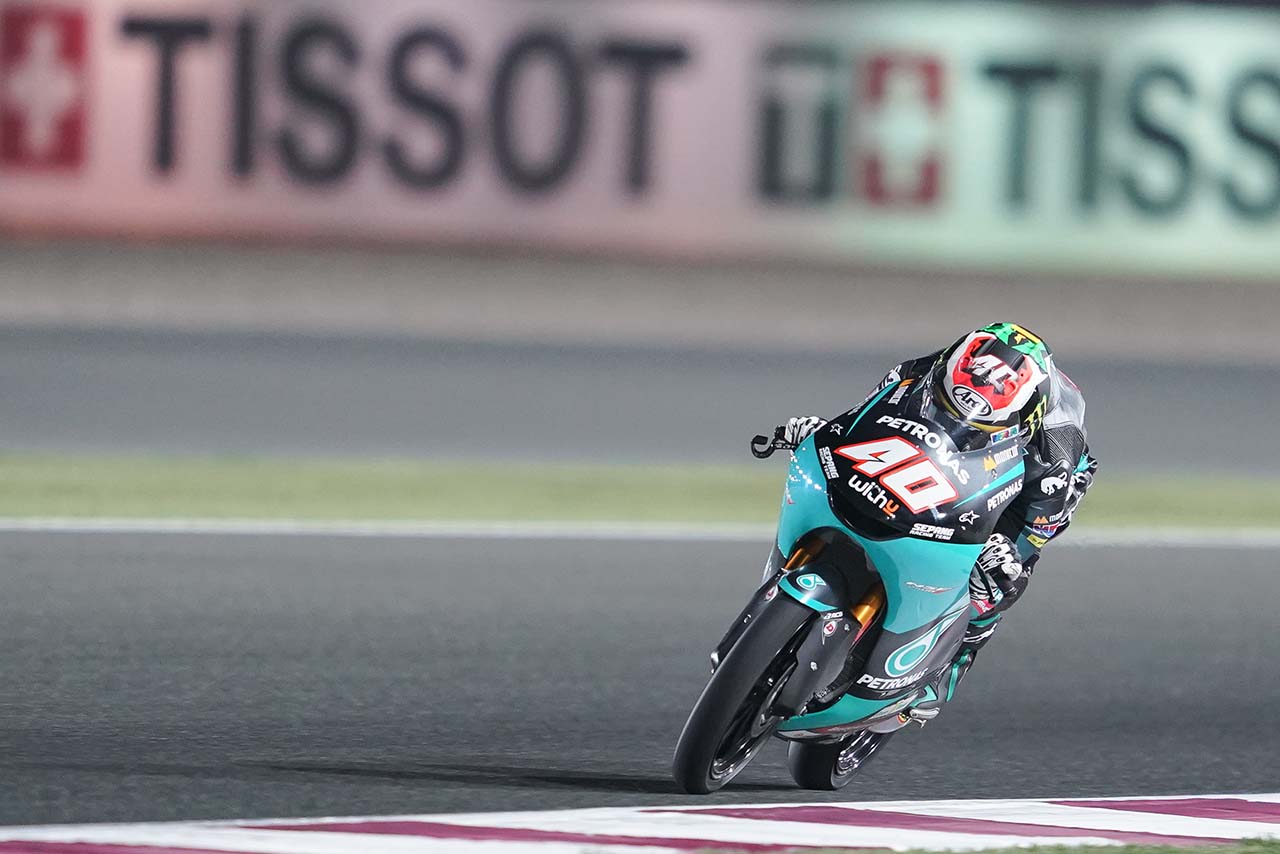 2021年MotoGP第1戦カタールGP Moto3クラス　ダリン・ビンダー（Petronas Sprinta Racing）