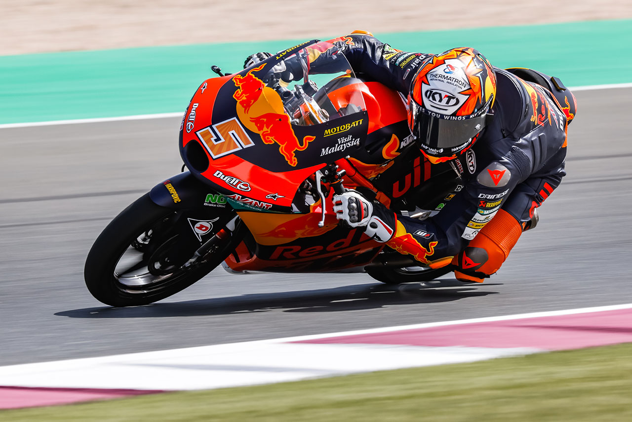 2021年MotoGP第1戦カタールGP Moto3クラスジャウマ・マシア（Red Bull KTM Ajo）