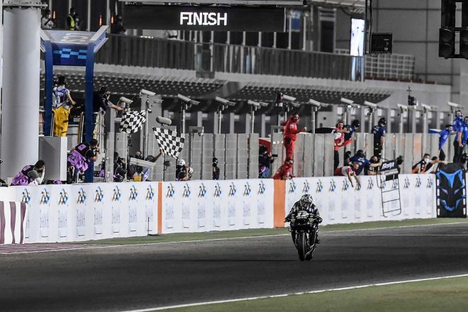 2021年MotoGP第1戦カタールGP決勝　マーベリック・ビニャーレス（モンスターエナジー・ヤマハMotoGP）