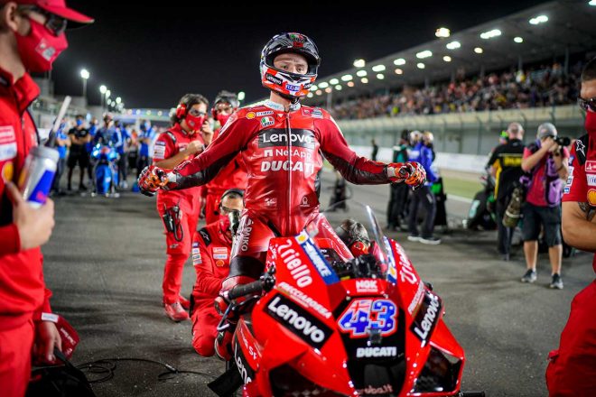 2021年MotoGP第1戦カタールGP決勝グリッド　ジャック・ミラー（ドゥカティ・レノボ・チーム）