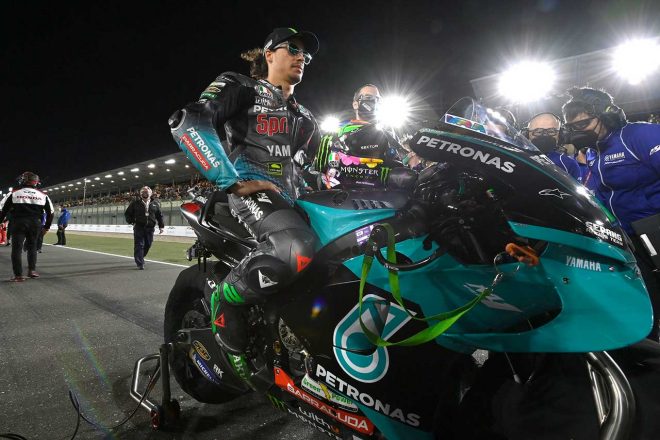 2021年MotoGP第1戦カタールGP決勝グリッド　フランコ・モルビデリ（ペトロナス・ヤマハSRT）