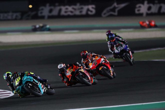 2021年MotoGP第1戦カタールGP決勝レース（4）　バレンティーノ・ロッシ（ペトロナス・ヤマハSRT）