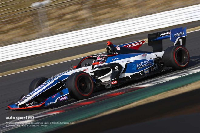 2021年スーパーフォーミュラ富士公式テスト 小高一斗（KCMG）