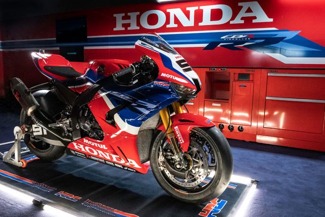 2021SBK：レオン・ハスラム（TEAM HRC）が駆るホンダCBR1000RR-R FIREBLADE SP