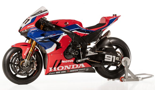 2021SBK：レオン・ハスラム（TEAM HRC）が駆るホンダCBR1000RR-R FIREBLADE SP