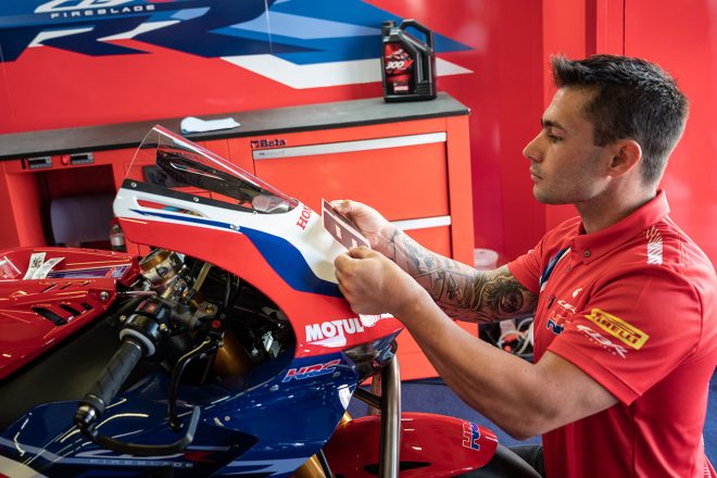 2021SBK：レオン・ハスラム（TEAM HRC）