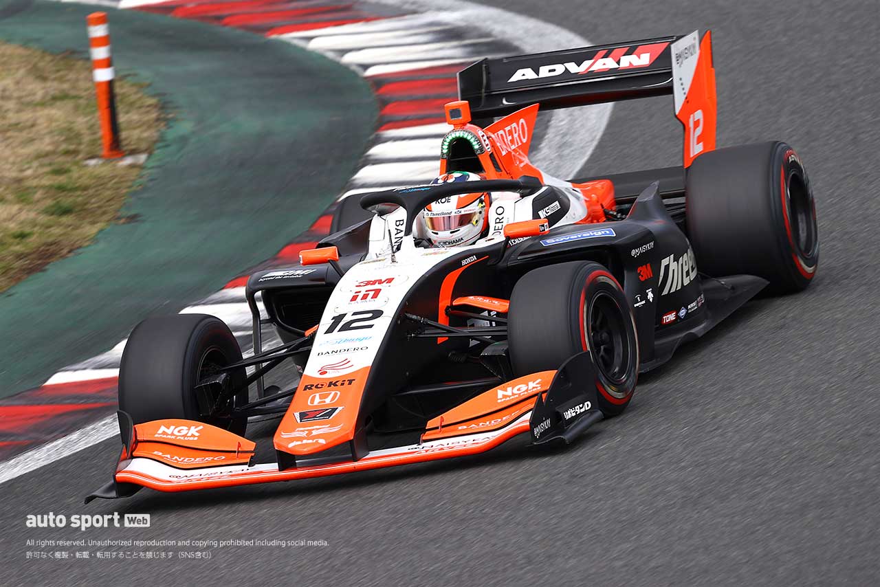 2021年スーパーフォーミュラ富士公式テスト タチアナ・カルデロン（ThreeBond Drago CORSE）