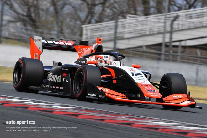 2021年スーパーフォーミュラ富士公式テスト タチアナ・カルデロン（ThreeBond Drago CORSE）