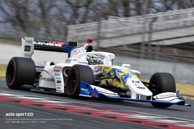 2021年スーパーフォーミュラ富士公式テスト 大嶋和也（NTT Communications ROOKIE）