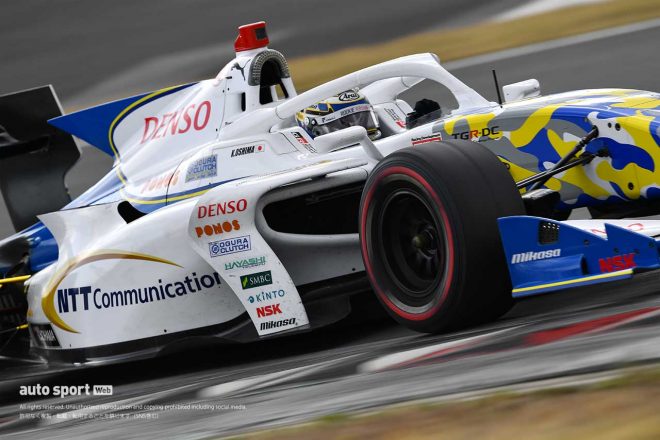 2021年スーパーフォーミュラ富士公式テスト 大嶋和也（NTT Communications ROOKIE）