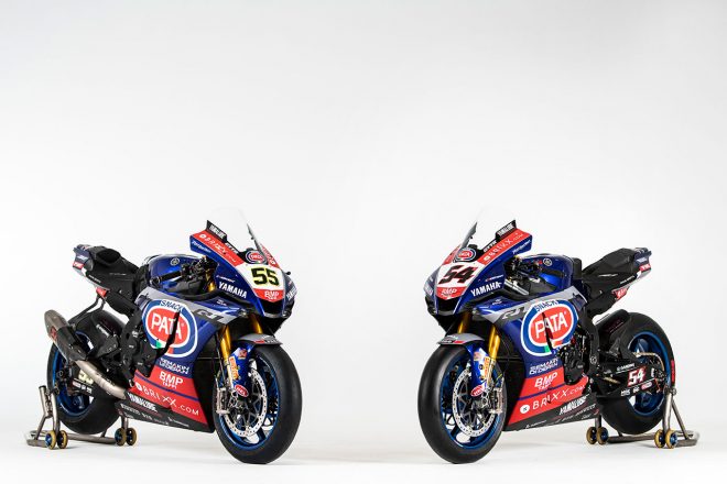 2021SBK：トプラク・ラズガットリオグルとアンドレア・ロカテッリ（パタ・ヤマハ with BRIXX ワールドSBK）が駆るヤマハYZF-R1