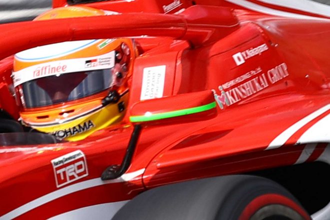 中山雄一（KONDO RACING）のサイドミラー