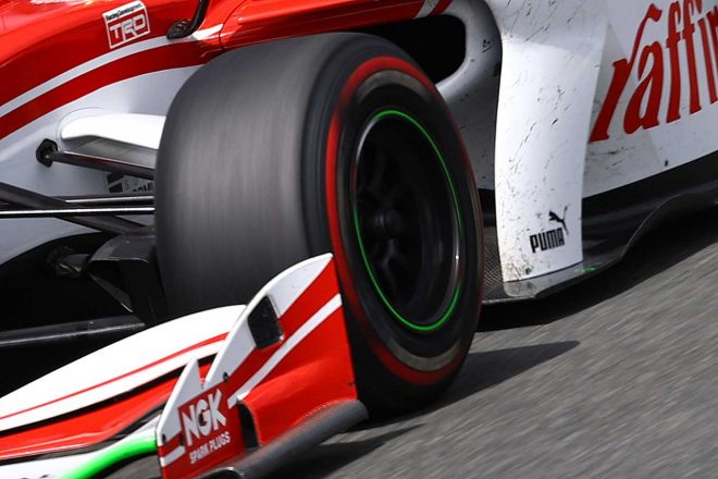 中山雄一（KONDO RACING）のホイールリム