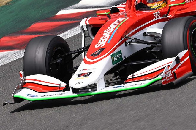 中山雄一（KONDO RACING）のフロントウイング