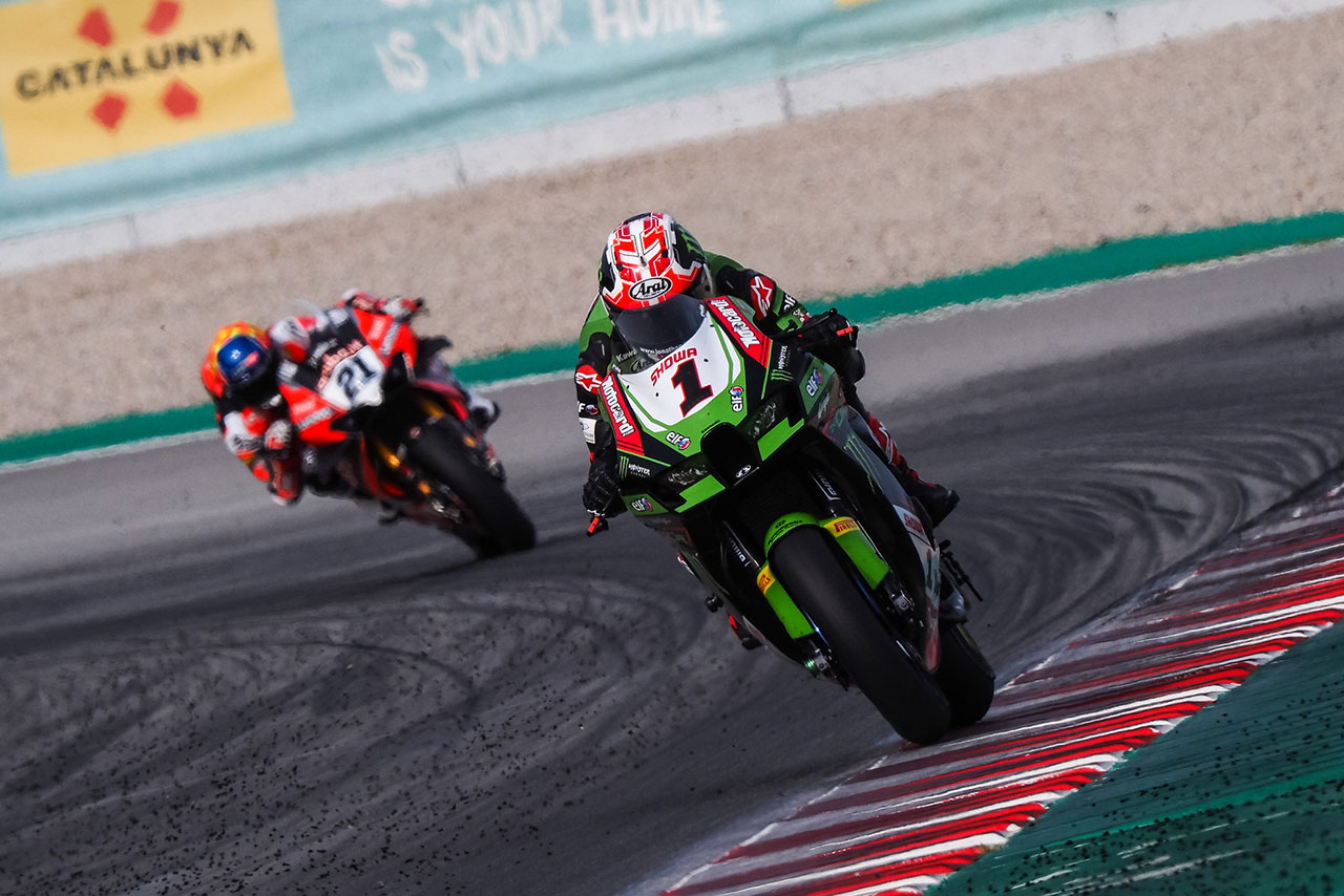 ジョナサン・レイ（KAWASAKI RACING TEAM）／SBKカタルーニャテスト