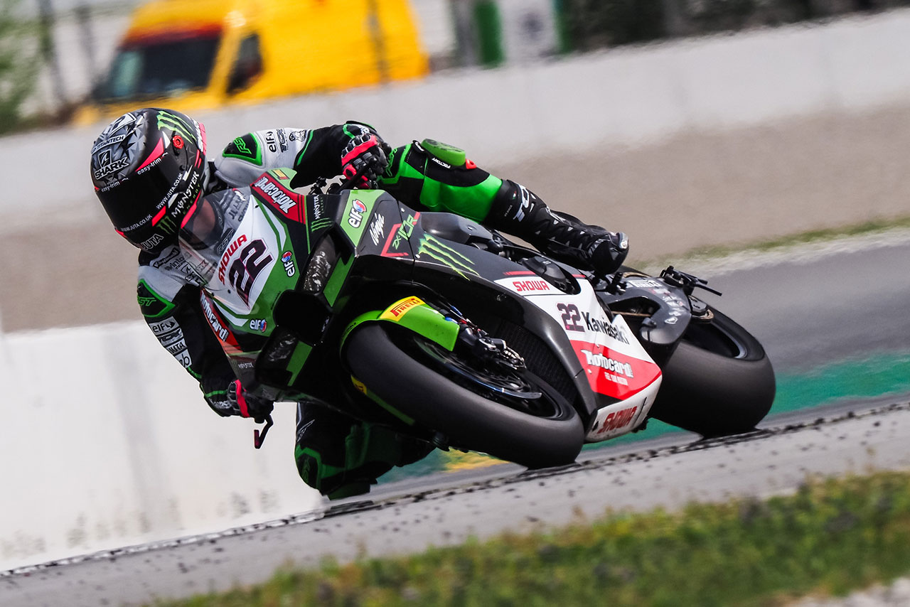 アレックス・ロウズ（KAWASAKI RACING TEAM）／SBKカタルーニャテスト