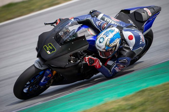 野左根航汰（GRT YAMAHA WORLDSBK TEAM）／SBKカタルーニャテスト