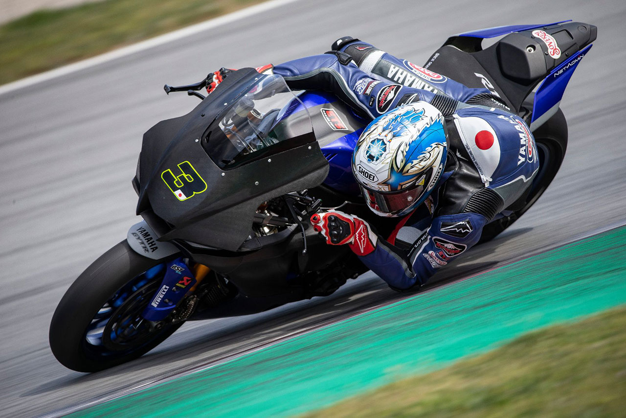 野左根航汰（GRT YAMAHA WORLDSBK TEAM）／SBKカタルーニャテスト