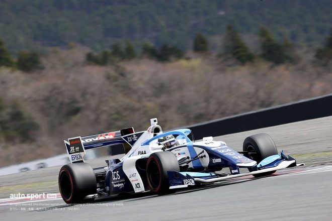 自己最高位タイとなる2番グリッドを獲得した大湯都史樹（TCS NAKAJIMA RACING）