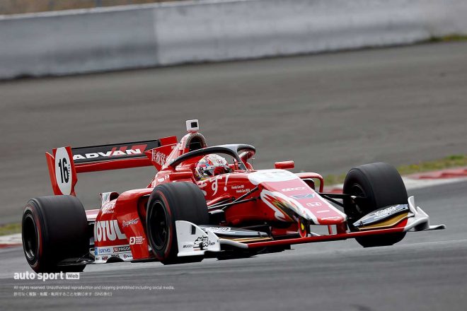 ポールポジションを獲得した野尻智紀（TEAM MUGEN）