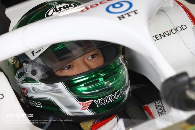 4番グリッドを獲得した福住仁嶺（DOCOMO TEAM DANDELION RACING）