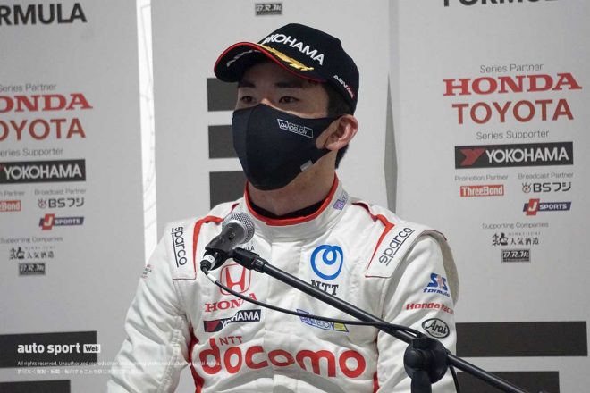2021スーパーフォーミュラ第1戦富士　代役ながら予選3番手となった笹原右京（DOCOMO TEAM DANDELION RACING）