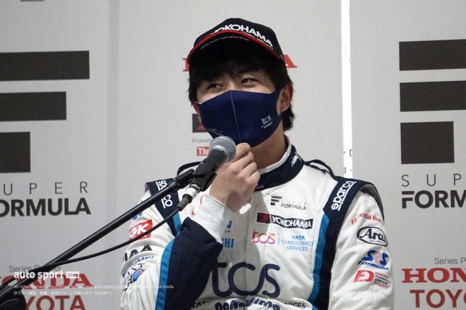 2021スーパーフォーミュラ第1戦富士　予選2番手を獲得した大湯都史樹（TCS NAKAJIMA RACING）