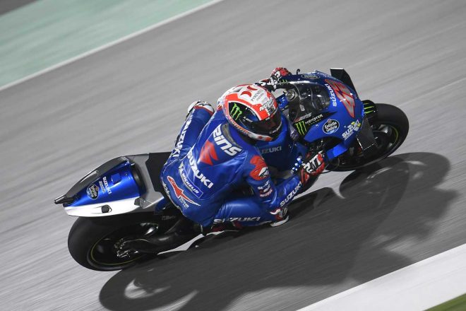 2021年MotoGP第2戦ドーハGP　アレックス・リンス（チーム・スズキ・エクスター）