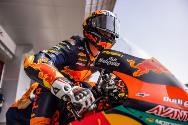 2021年MotoGP第2戦ドーハGP Moto3クラス：ジャウマ・マシア（Red Bull KTM Ajo）がポールポジションを獲得