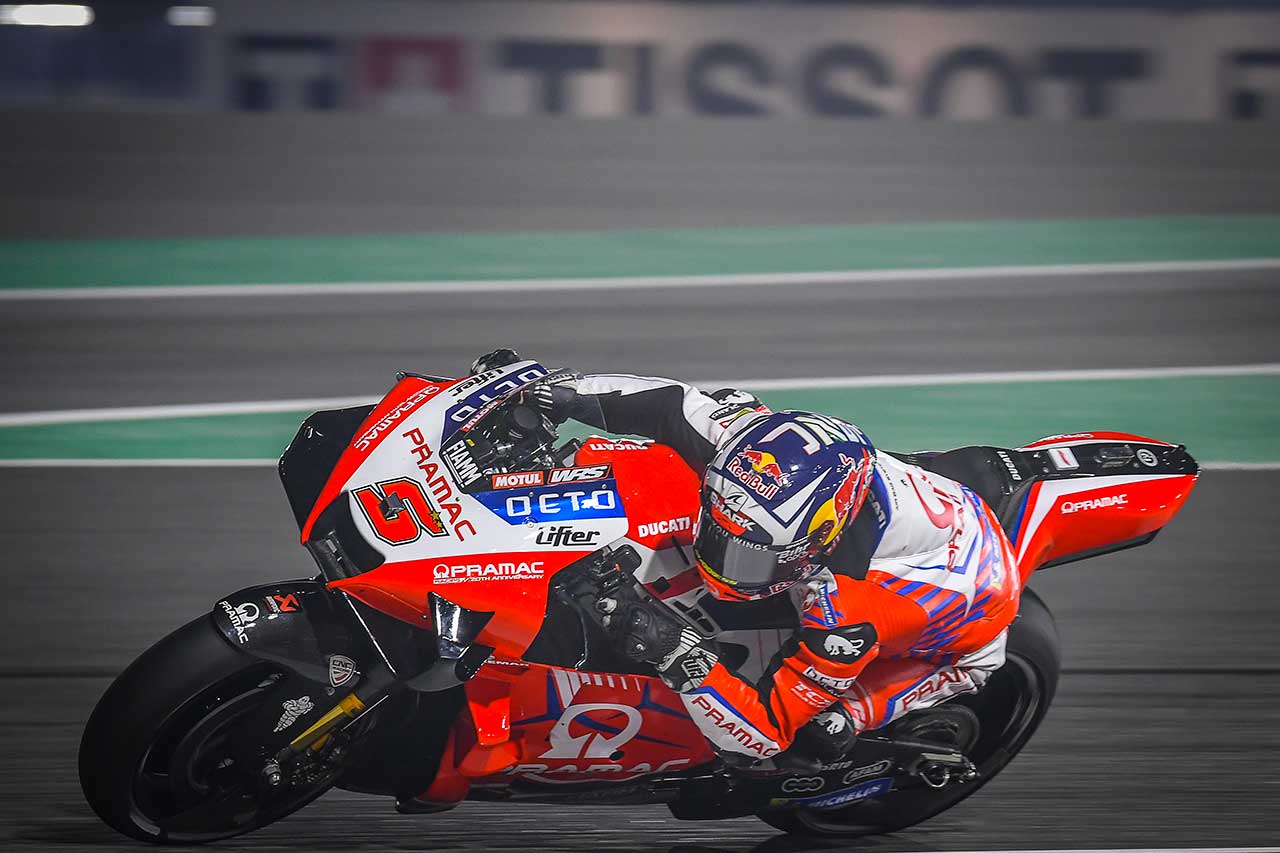 2021年MotoGP第2戦ドーハGP　予選2番手となったヨハン・ザルコ（プラマック・レーシング）